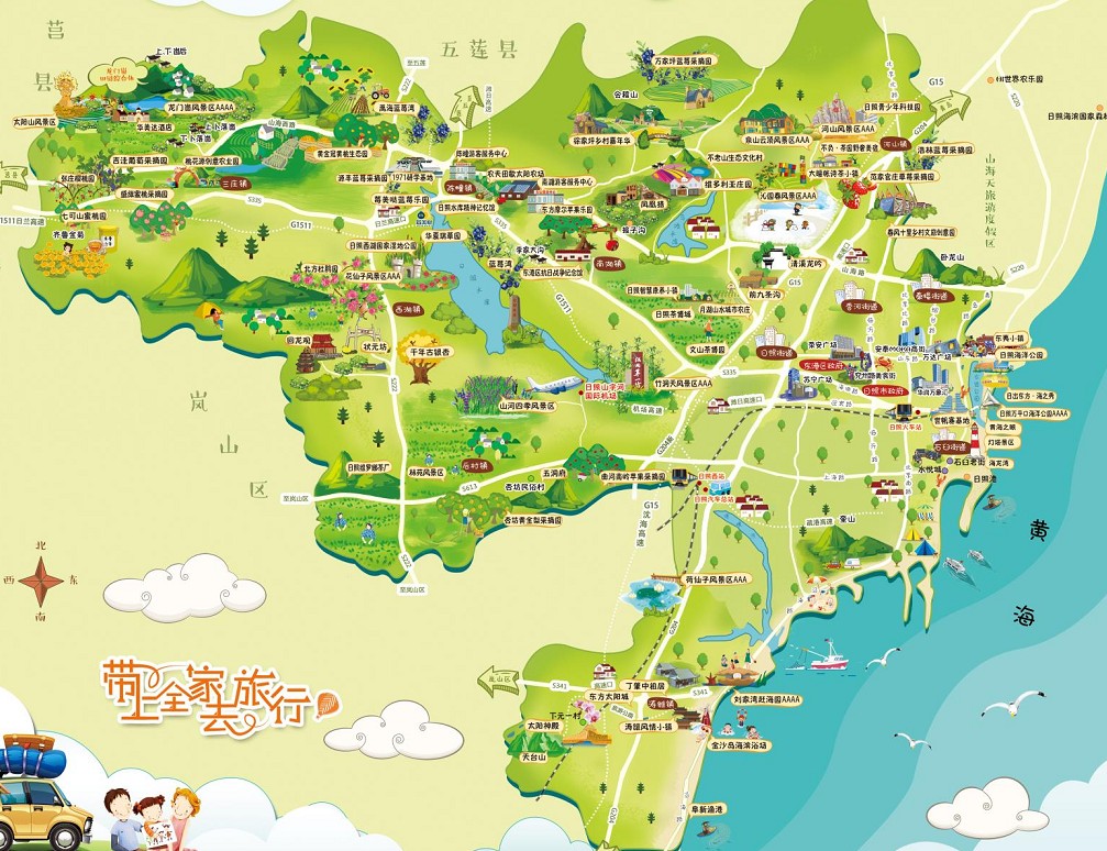 襄汾景区使用手绘地图给景区能带来什么好处？